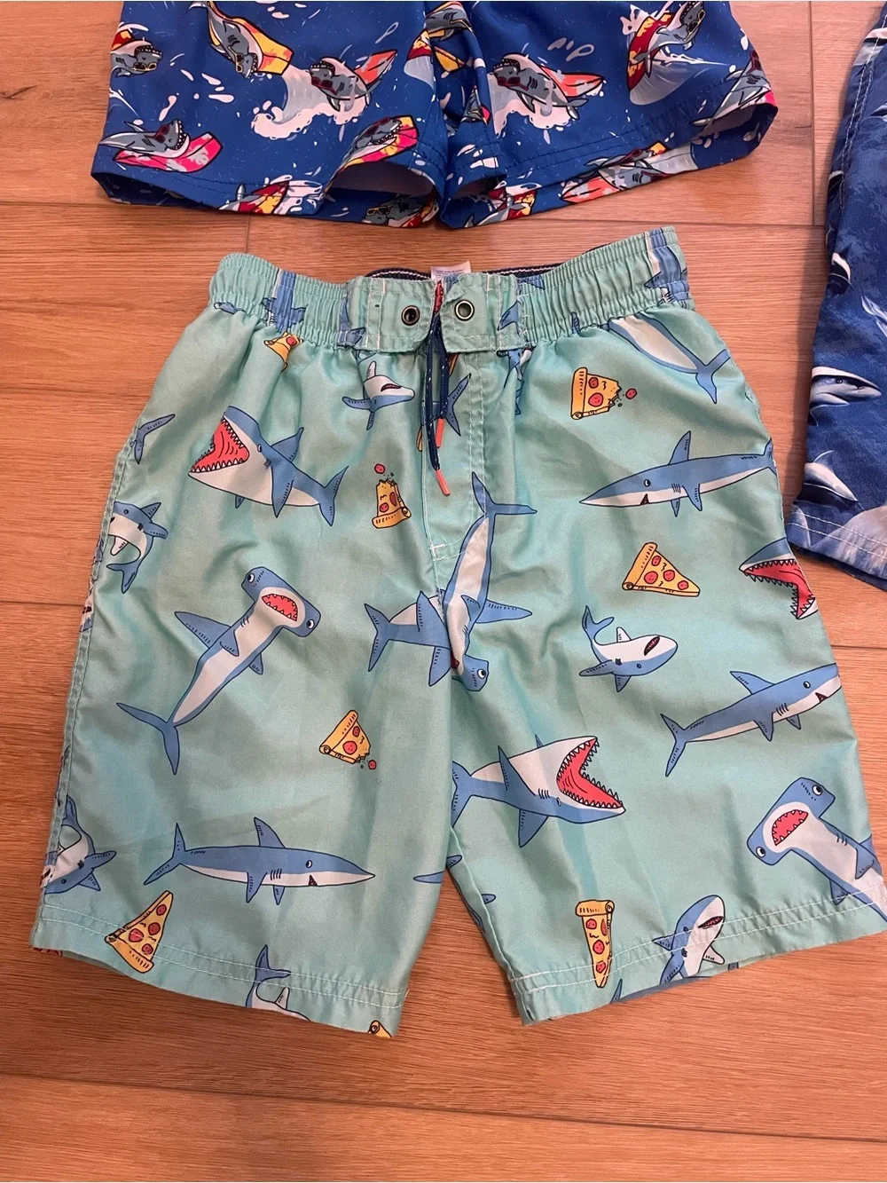 Carter's Boys bathing suit Shorts - trunks Blue, Aqua, Green, Boys 7, Set of 3